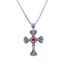 Load image into Gallery viewer, Alloy crystal crucifix
