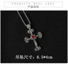 Load image into Gallery viewer, Alloy crystal crucifix