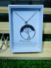 Load image into Gallery viewer, Natural energy Crystal tree of life good luck Pendant