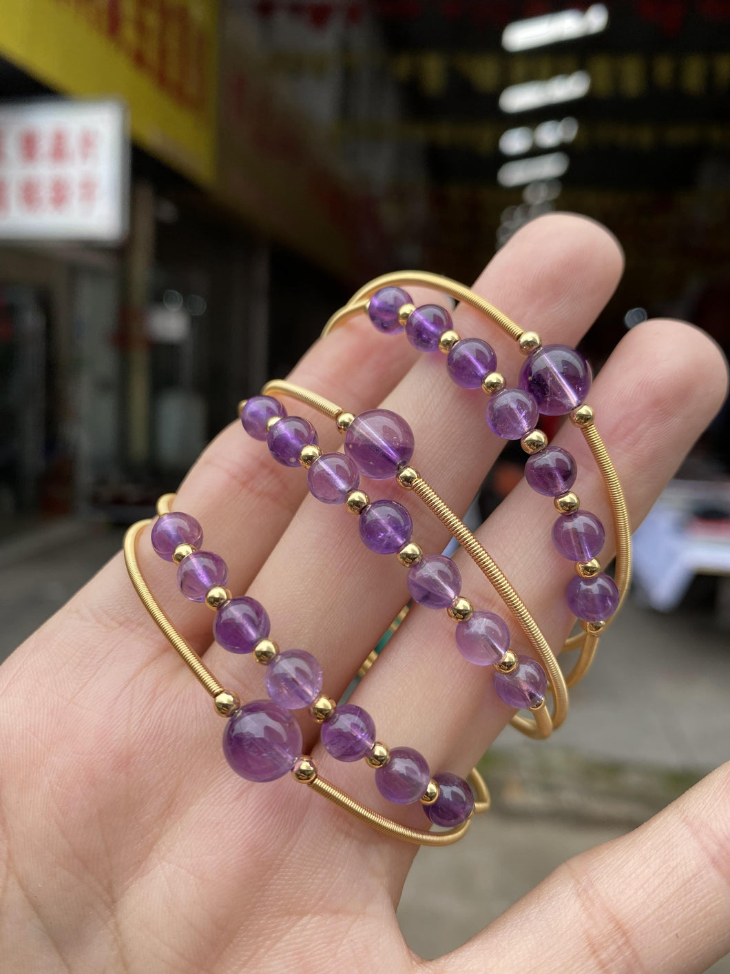 Traditional craft crystal bracelet【Style4】