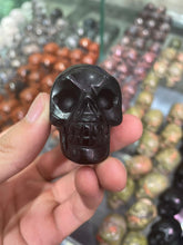 Load image into Gallery viewer, Obsidian&rose quartz skull-mini