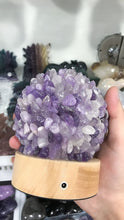 Load image into Gallery viewer, Natural energy healing crystal night light