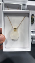 Load image into Gallery viewer, Crystal perfume bottle pendant