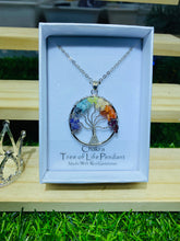 Load image into Gallery viewer, Natural energy Crystal tree of life good luck Pendant