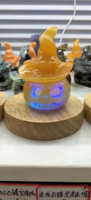 Load image into Gallery viewer, Christmas crystal hollow pumpkin hat table lamp
