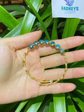Load image into Gallery viewer, Blue Apatite Bracelet