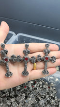 Load image into Gallery viewer, Alloy crystal crucifix