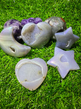 Load image into Gallery viewer, Drusy agate moon&star