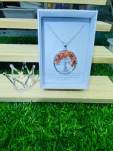 Load image into Gallery viewer, Natural energy Crystal tree of life good luck Pendant