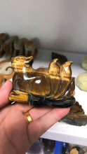 Load image into Gallery viewer, Tiger’s eye stone nine tailed fox