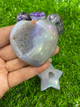 Load image into Gallery viewer, Drusy agate moon&star
