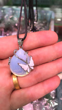 Load image into Gallery viewer, Butterfly crystal pendant
