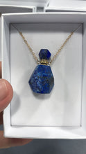Load image into Gallery viewer, Crystal perfume bottle pendant