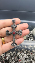 Load image into Gallery viewer, Alloy crystal crucifix