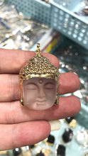Load image into Gallery viewer, Crystal buddha head pendant