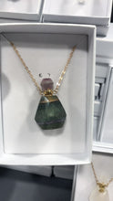 Load image into Gallery viewer, Crystal perfume bottle pendant
