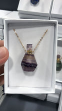 Load image into Gallery viewer, Crystal perfume bottle pendant