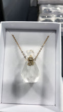 Load image into Gallery viewer, Crystal perfume bottle pendant
