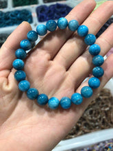Load image into Gallery viewer, Blue apatite bracelet
