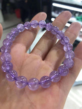 Load image into Gallery viewer, Lavender amethyst bracelet
