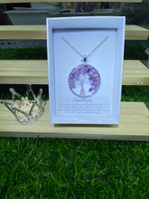 Load image into Gallery viewer, Natural energy Crystal tree of life good luck Pendant