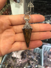 Load image into Gallery viewer, Round bead single pointed pendulum