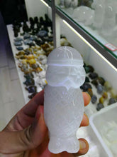 Load image into Gallery viewer, Selenite owl/snake