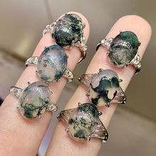 Load image into Gallery viewer, Mossagate ring