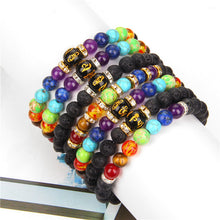 Load image into Gallery viewer, 7 chakras, yoga bracelets【8mm】
