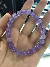 Load image into Gallery viewer, Lavender amethyst bracelet
