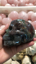 Load image into Gallery viewer, Moss agate skull
