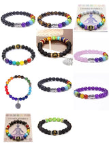 Load image into Gallery viewer, 7 chakras, yoga bracelets【8mm】
