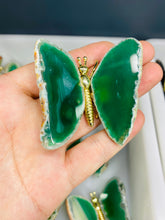Load image into Gallery viewer, Colored agate butterfly
