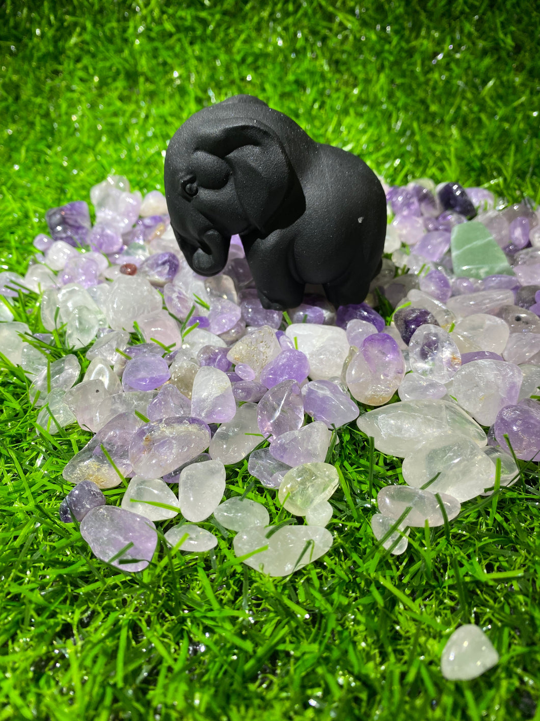 Obsidian lovely elephant