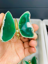 Load image into Gallery viewer, Colored agate butterfly
