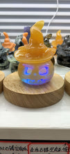 Load image into Gallery viewer, Christmas crystal hollow pumpkin hat table lamp
