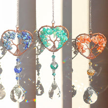 Load image into Gallery viewer, Crystal tree of Life pendant ornament
