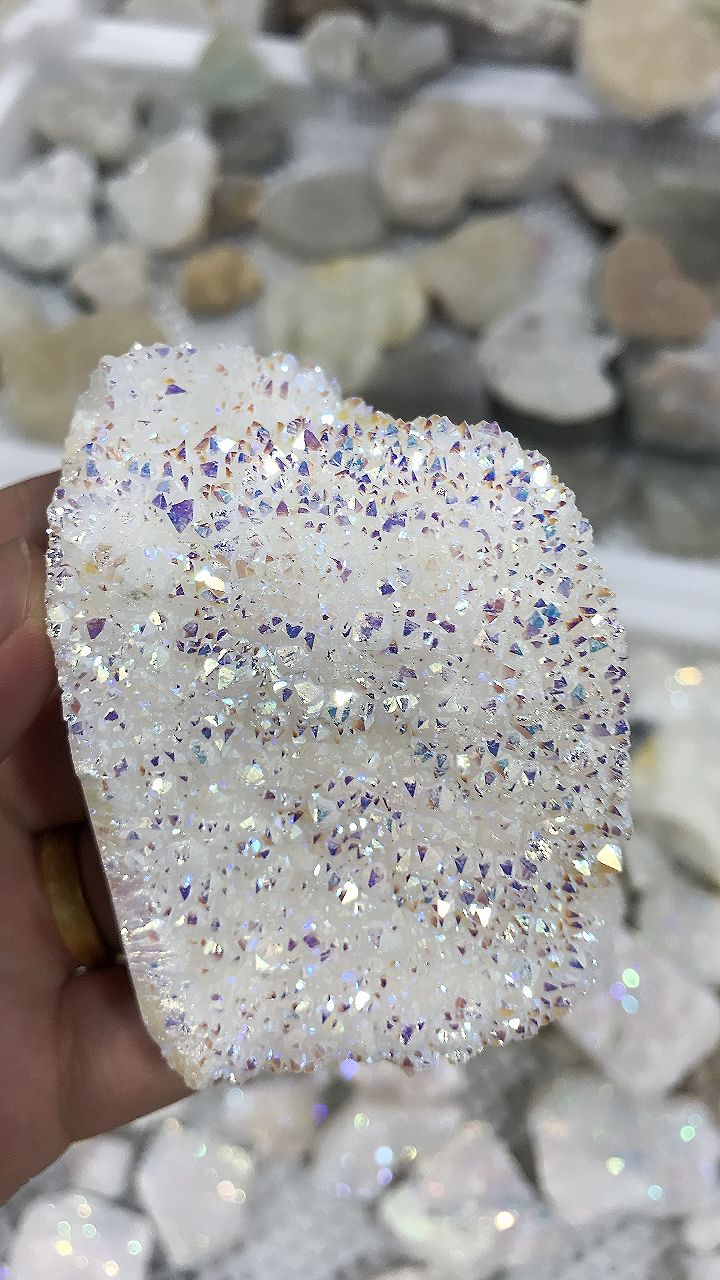 Color plated crystal closter