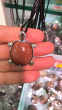 Load image into Gallery viewer, Turtle crystal  good luck pendant
