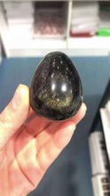 Load image into Gallery viewer, Golden obsidian Egg
