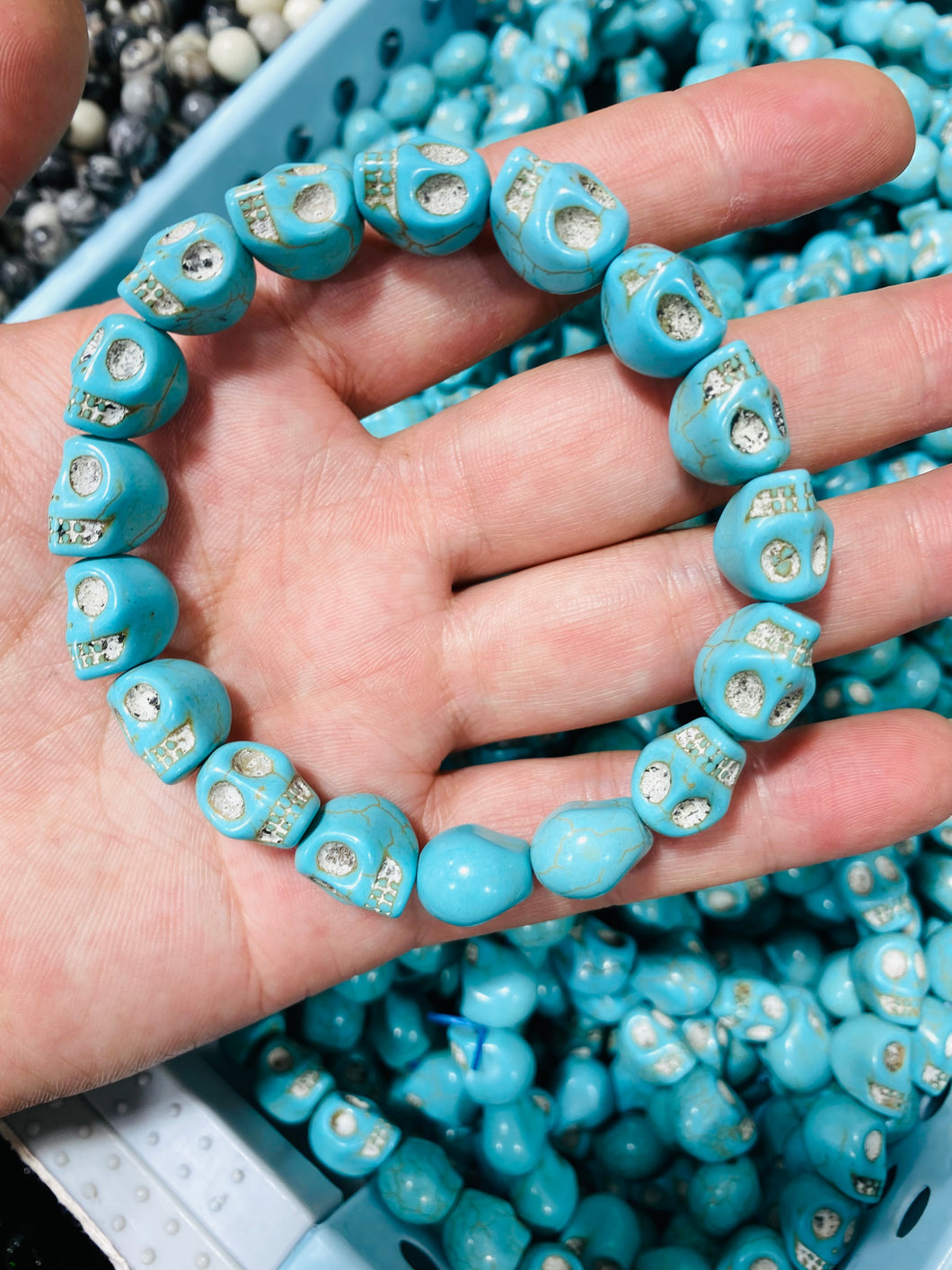 turquoise-Skull bracelet