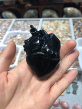 Load image into Gallery viewer, Rainbow obsidian human heart
